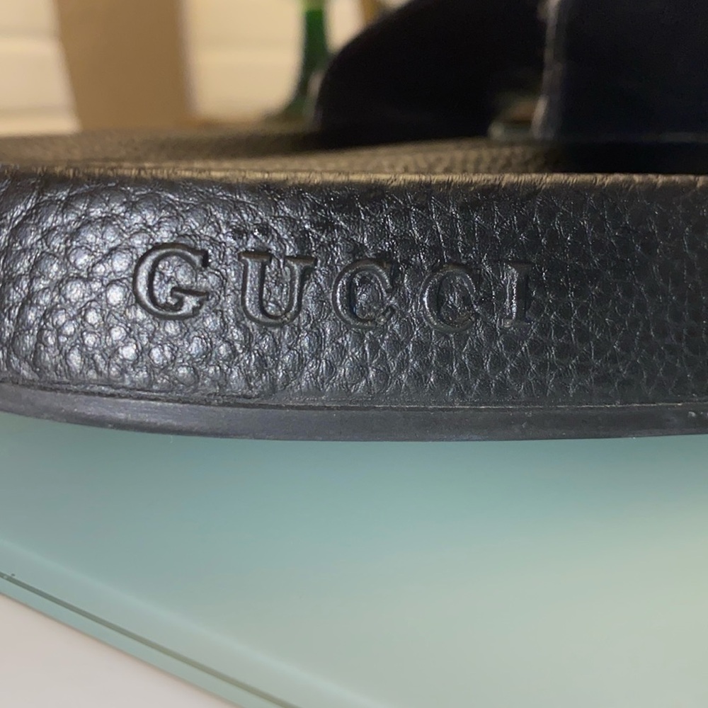 Worn Bloom Gucci Slides - Picture 3 of 4